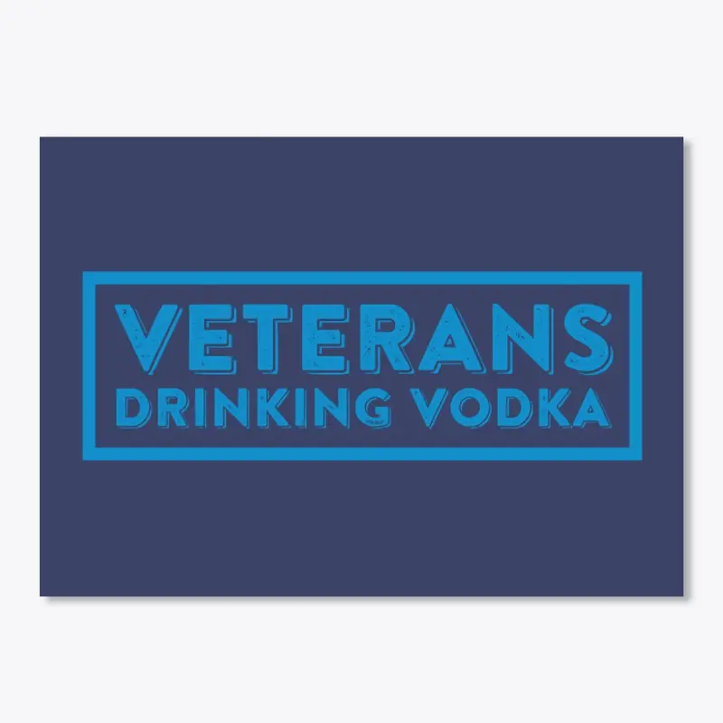 Veterans Drinking Vodka Logo  