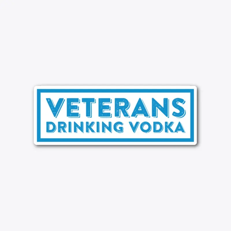 Veterans Drinking Vodka Logo  