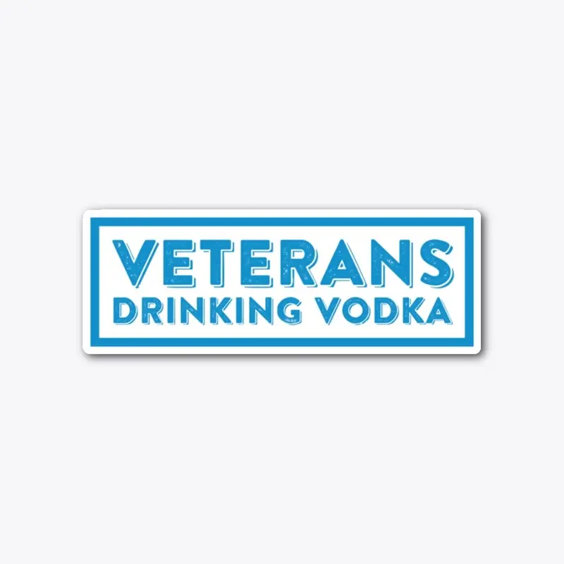 Veterans Drinking Vodka Logo  